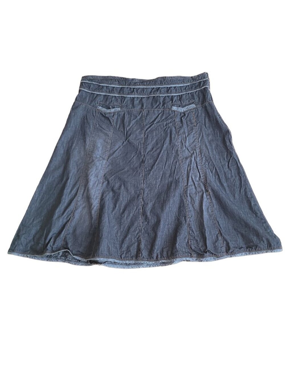 Sania Women's Vintage 90s Denim Maxi Skirt (size OS)